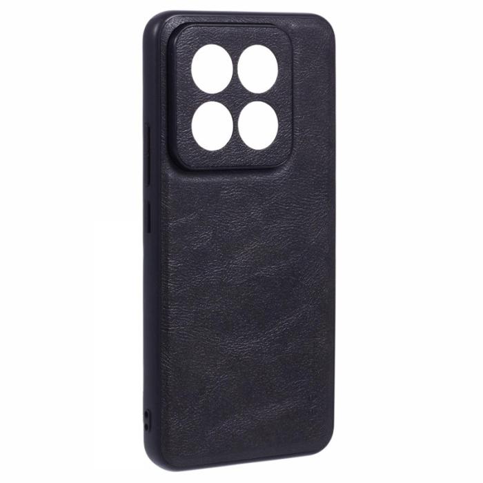 X-Level - X-LEVEL Bojue-3 Xiaomi 14 Pro Slim Skal Läder+PC+TPU Svart