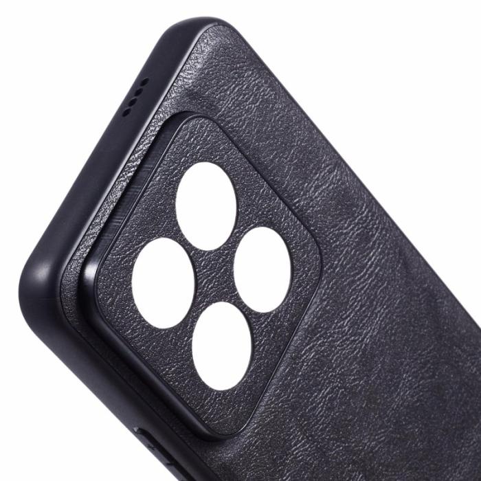 X-Level - X-LEVEL Bojue-3 Xiaomi 14 Pro Slim Skal Läder+PC+TPU Svart