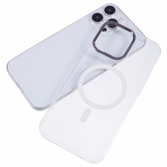 X-Level - X-LEVEL Clear Series iPhone 16 Pro Skal MagSafe Transparent Vit