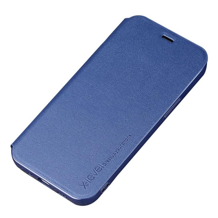 X-Level - X-LEVEL Colorful-2 iPhone 14 Plus Flip Cover Fodral Mörkblå