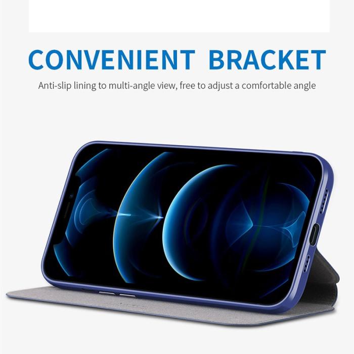 X-Level - X-LEVEL Colorful-2 iPhone 14 Plus Flip Cover Fodral Svart