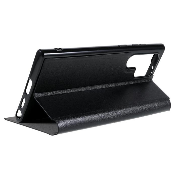 X-Level - X-LEVEL Colorful-2 Samsung Galaxy S22 Ultra Fodral Läder Svart