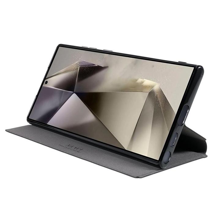 X-Level - X-LEVEL Colorful-2 Samsung Galaxy S23 Ultra Skal Läder Svart