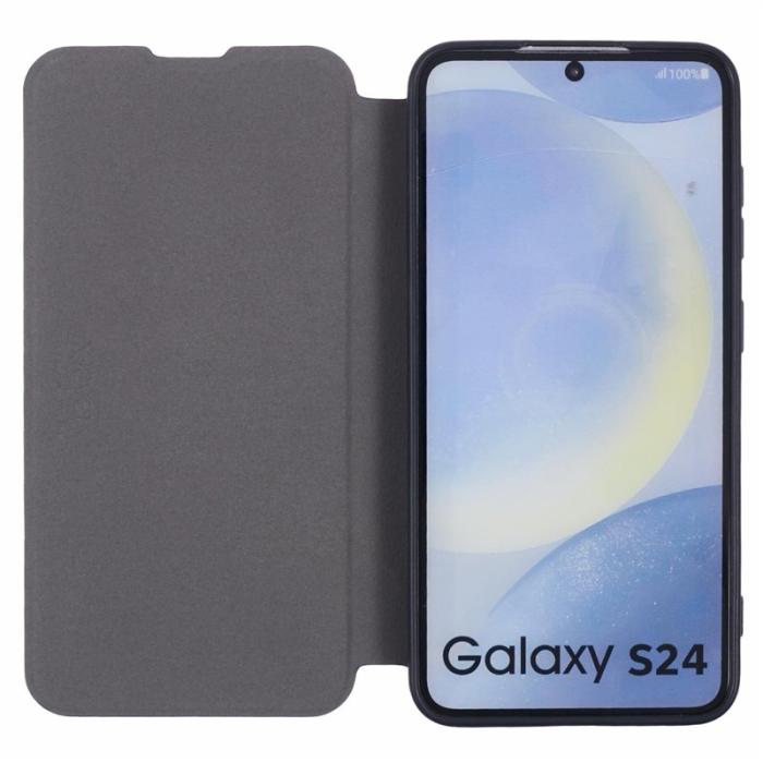 X-Level - X-LEVEL Colorful-2 Samsung Galaxy S24+ Skal Magnetisk Läder Mörkblå