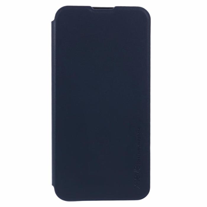 X-Level - X-LEVEL Colorful-2 Samsung Galaxy S24+ Skal Magnetisk Läder Mörkblå