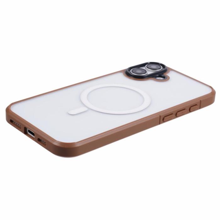 X-Level - X-LEVEL Crystal Clear iPhone 16 Plus Skal TPU+PC Titanium Gold