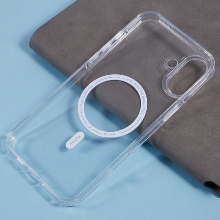 X-Level - X-LEVEL Crystal Clear iPhone 16 Plus Skal Transparent