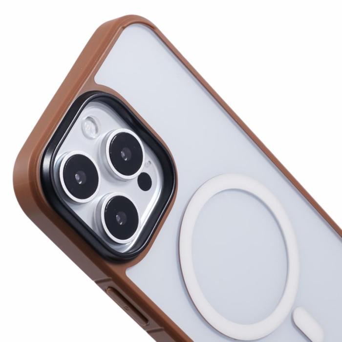 X-Level - X-LEVEL Crystal Clear iPhone 16 Pro Max Skal Titanium Gold