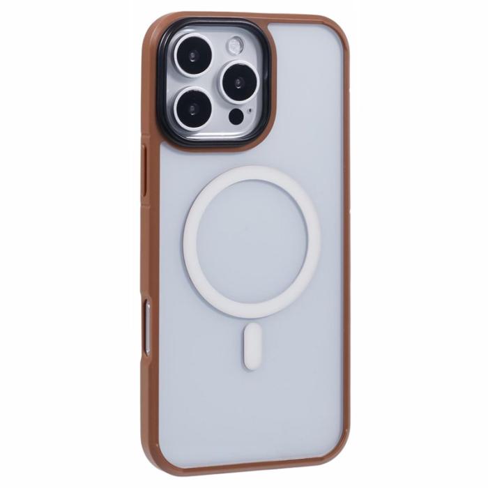 X-Level - X-LEVEL Crystal Clear iPhone 16 Pro Skal TPU+PC Titanium Gold