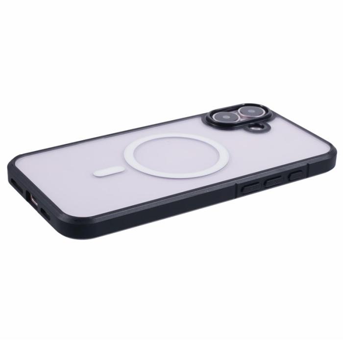 X-Level - X-LEVEL Crystal Clear Series iPhone 16 Skal TPU+PC Svart