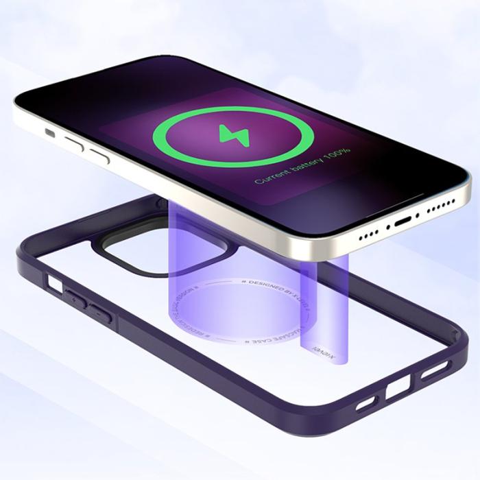 X-Level - X-LEVEL Crystal Clear Slim Skal för iPhone 15 Pro Max - Svart