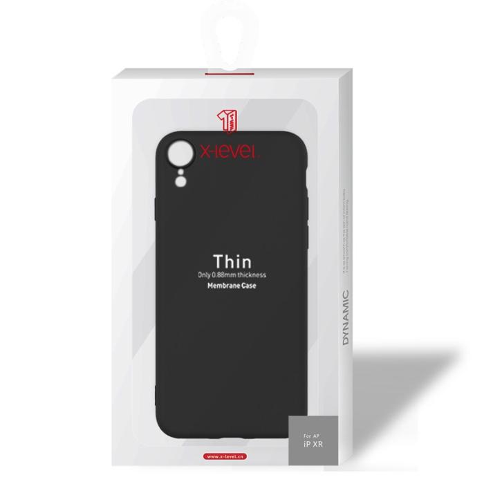 X-Level - X-LEVEL Dynamic Series Skal för iPhone XR 6.1 tum - Svart
