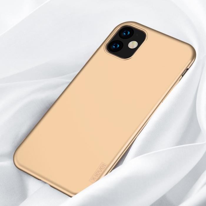 X-Level - X-LEVEL Frosted Soft TPU Skal för iPhone 11 6.1 tum - Guld