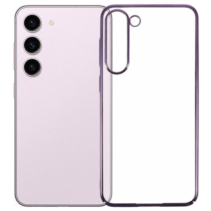 X-Level - X-LEVEL Galaxy S23+ Skal Klar Hård PC Baksida Lila