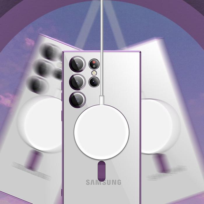 X-Level - X-LEVEL Galaxy S23+ Skal Transparent MagSafe TPU - Svart