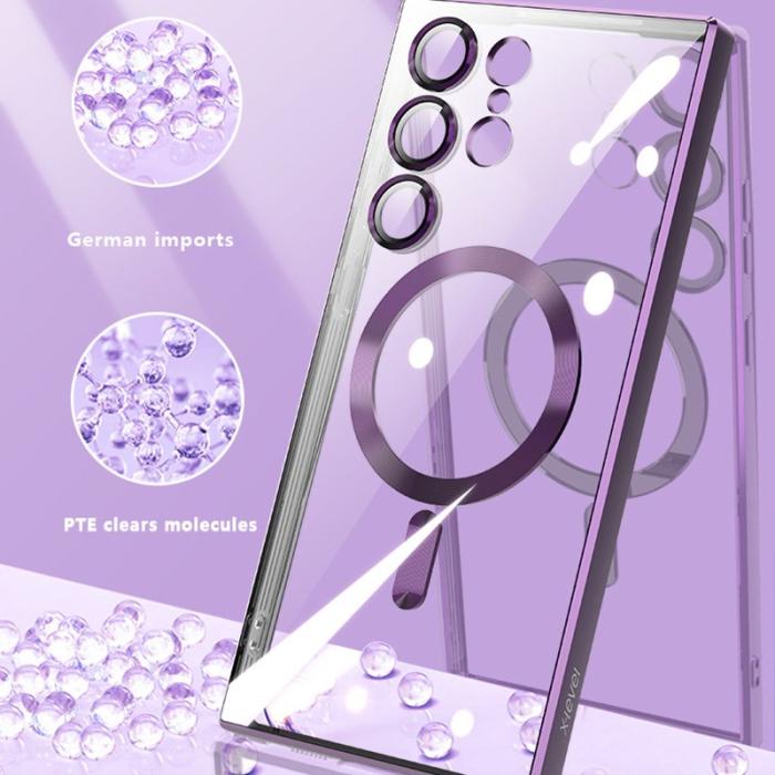 X-Level - X-LEVEL Galaxy S23+ Skal Transparent MagSafe TPU - Svart