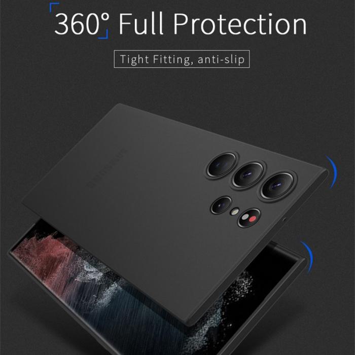 X-Level - X-LEVEL Galaxy S23+ Skal Ultra-tunt Stöttåligt Transparent Svart