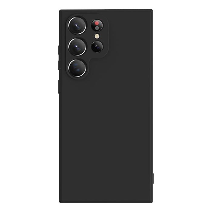 X-Level - X-LEVEL Galaxy S24 Ultra Skal i Flytande Silikon - Svart