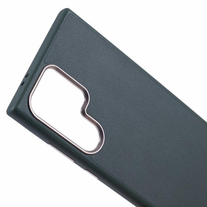 X-Level - X-LEVEL Galaxy S25 Ultra Skal MagSafe PU Läder Grön