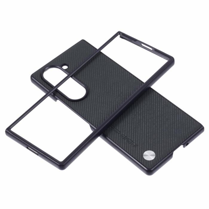 X-Level - X-LEVEL Galaxy Z Fold6 Fodral i kolfiber KonstLäder - Grön