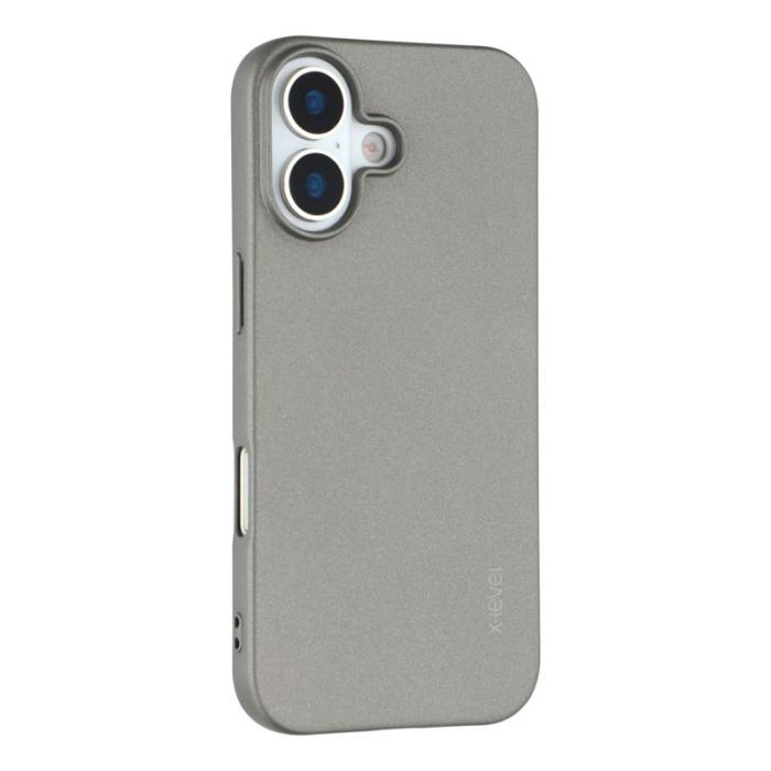 X-Level - X-LEVEL Guardian Series iPhone 17 Skal Soft TPU Frosted Grå