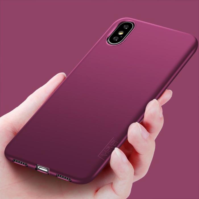 X-Level - X-LEVEL Guardian Series iPhone XR Skal Matte TPU Vinröd
