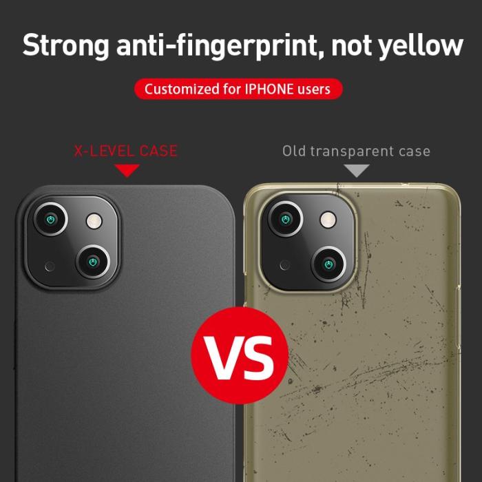 X-Level - X-LEVEL Guardian Series Skal för iPhone 13 - Vinröd