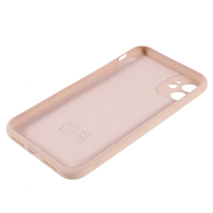 X-Level - X-LEVEL iPhone 11 Skal Liquid Silicone Ljusrosa 6.1-tum