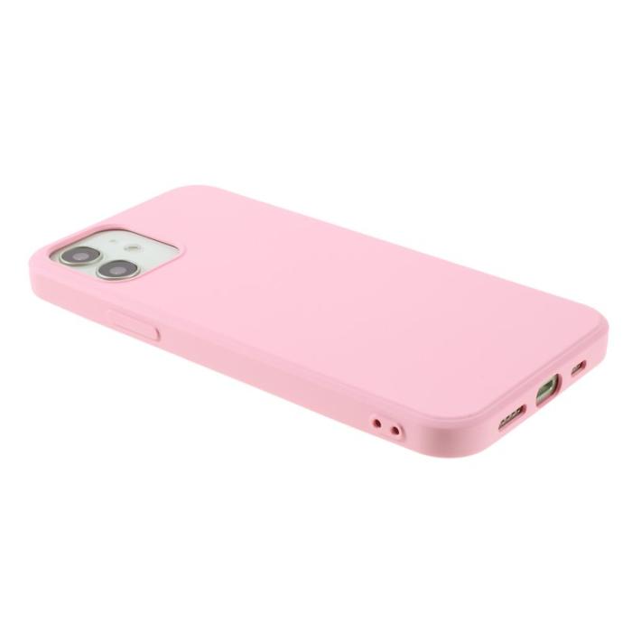 X-Level - X-LEVEL iPhone 12 mini Skal i Anti-Drop Silikon - Rosa