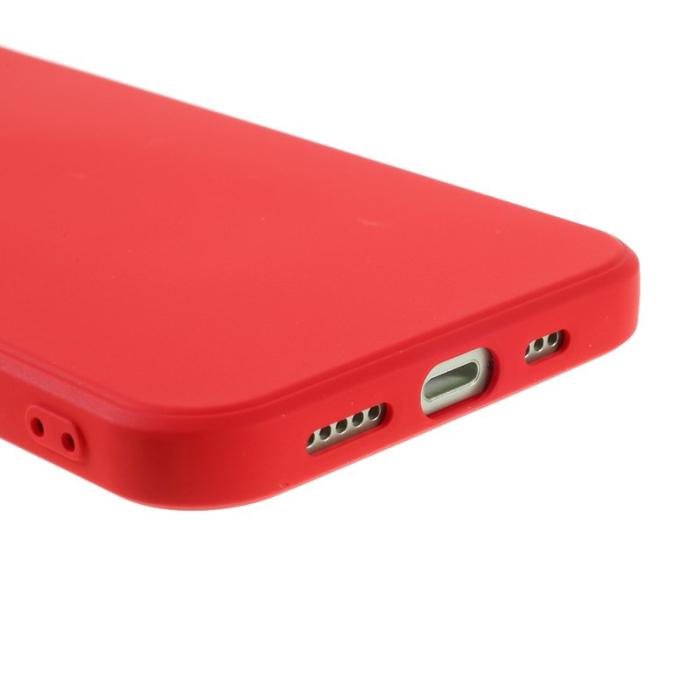X-Level - X-LEVEL iPhone 12 mini Skal i Flytande Silikon - Röd