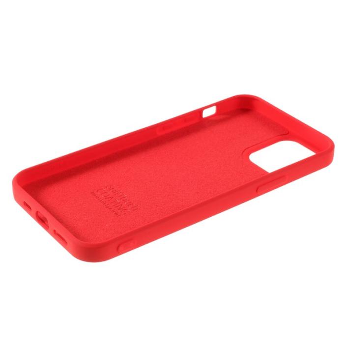 X-Level - X-LEVEL iPhone 12 mini Skal i Flytande Silikon - Röd
