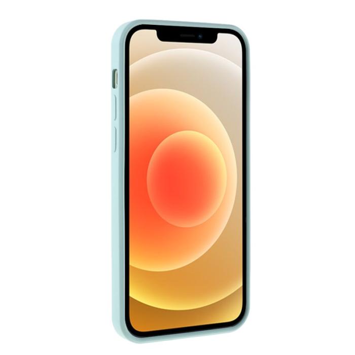 X-Level - X-LEVEL iPhone 12 mini Skal i Liquid Silicone - Baby Blue