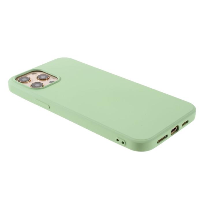 X-Level - X-LEVEL iPhone 12 Pro Max Skal i Liquid Silicone - Ljusgrön
