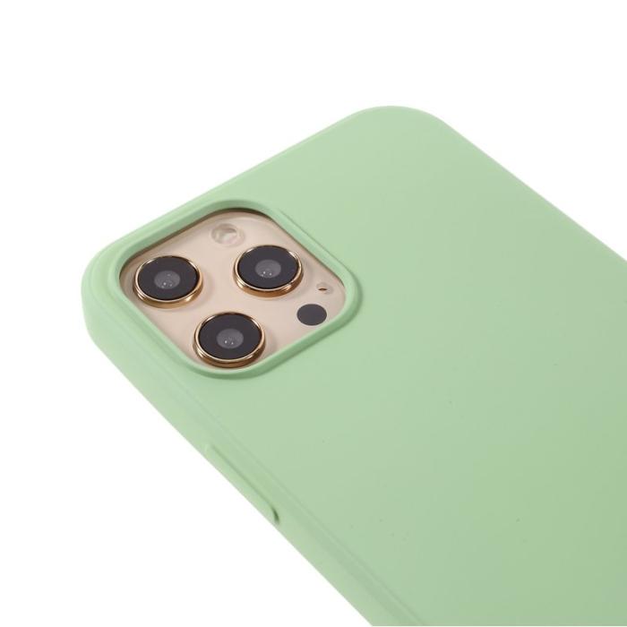 X-Level - X-LEVEL iPhone 12 Pro Max Skal i Liquid Silicone - Ljusgrön