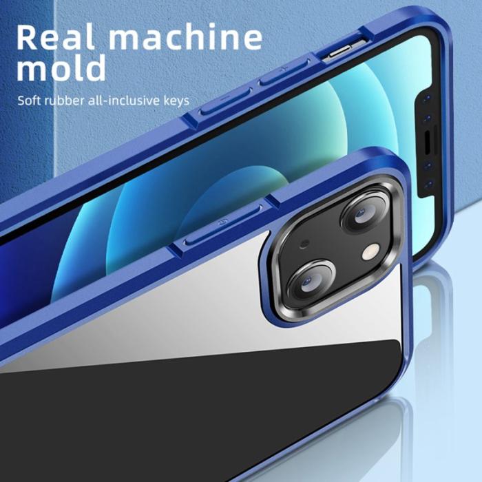 X-Level - X-LEVEL iPhone 13 Fodral Anti-Collision TPU + PC Blå