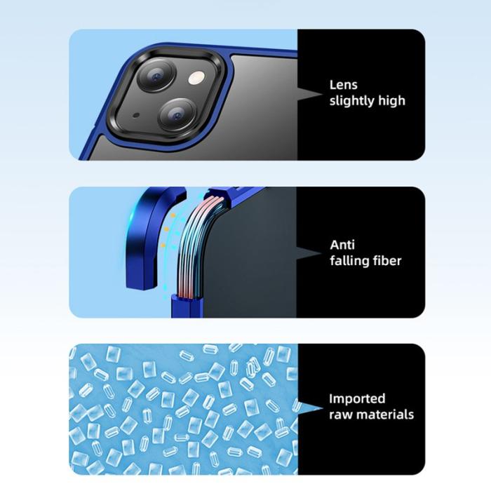 X-Level - X-LEVEL iPhone 13 Fodral Anti-Collision Transparent 6.1 tum