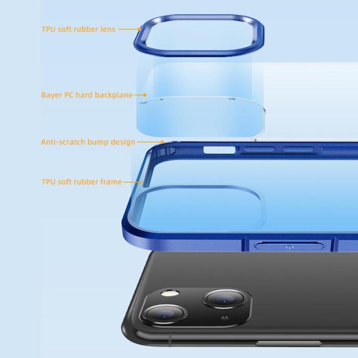 X-Level - X-LEVEL iPhone 13 Fodral Anti-Collision Transparent 6.1 tum