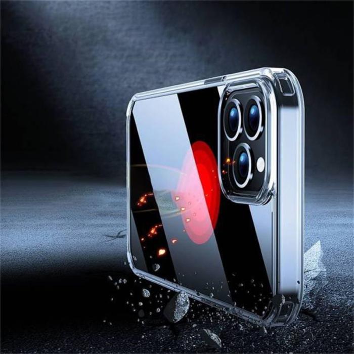 X-Level - X-LEVEL iPhone 13 Pro Skal Clear PC + TPU Stöttålig Transparent