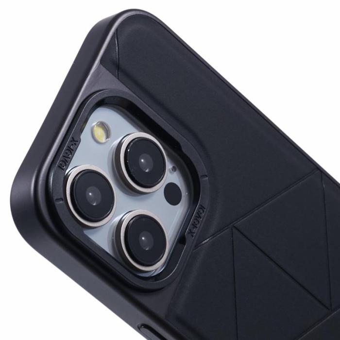 X-Level - X-LEVEL iPhone 13 Pro Skal Geometrisk Mönster Svart