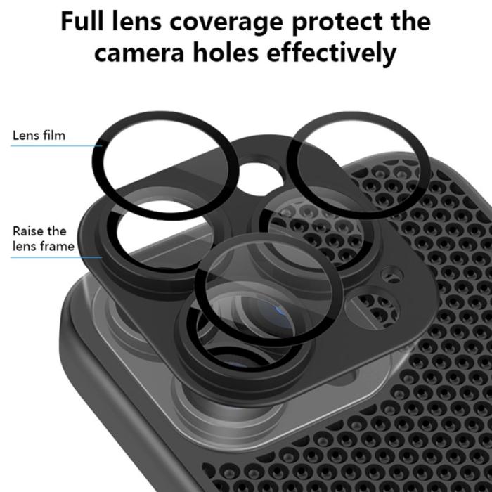 X-Level - X-LEVEL iPhone 13 Pro Skal Hård PC Värmeavledning Mörkblå