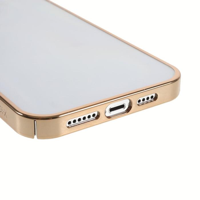 X-Level - X-LEVEL iPhone 13 Pro Skal Shockproof Slim Electroplating Gold