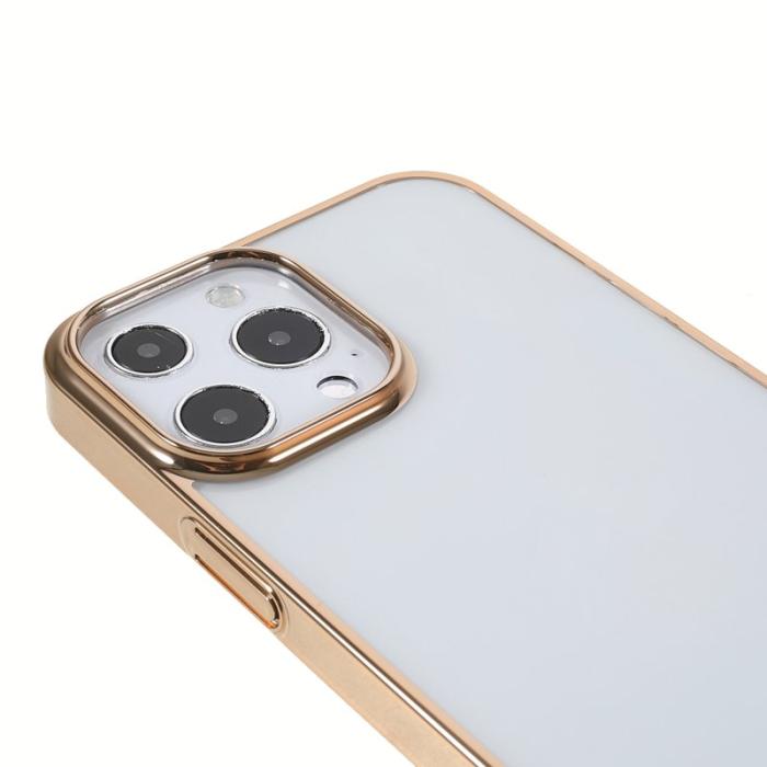X-Level - X-LEVEL iPhone 13 Pro Skal Shockproof Slim Electroplating Gold