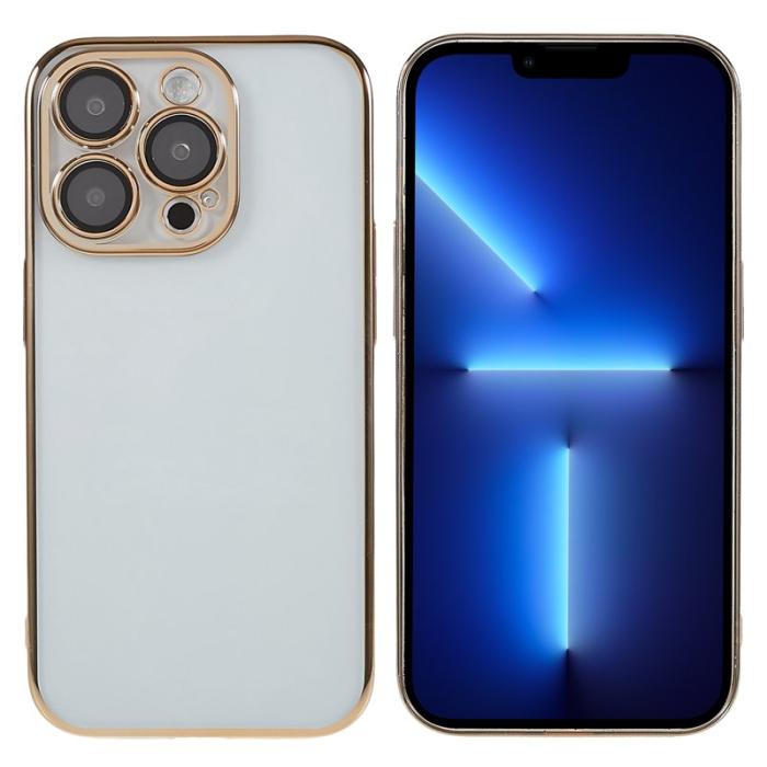 X-Level - X-LEVEL iPhone 13 Pro Skal TPU+PC Guld med Kameralinsskydd