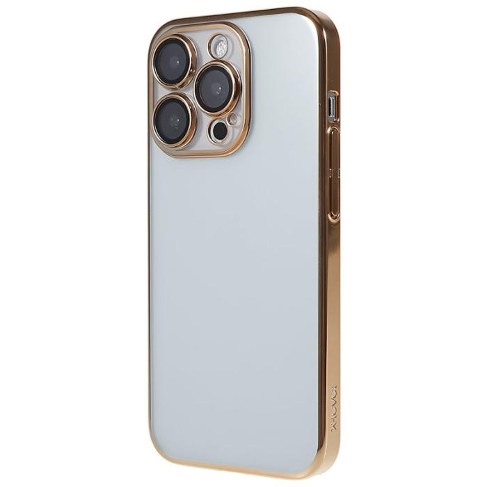 X-Level - X-LEVEL iPhone 13 Pro Skal TPU+PC Guld med Kameralinsskydd