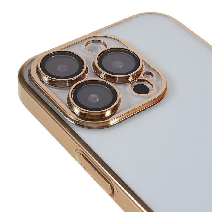 X-Level - X-LEVEL iPhone 13 Pro Skal TPU+PC Guld med Kameralinsskydd