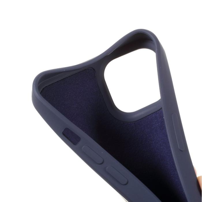 X-Level - X-LEVEL iPhone 13 Skal Liquid Silicone Mörkblå 6.1 tum