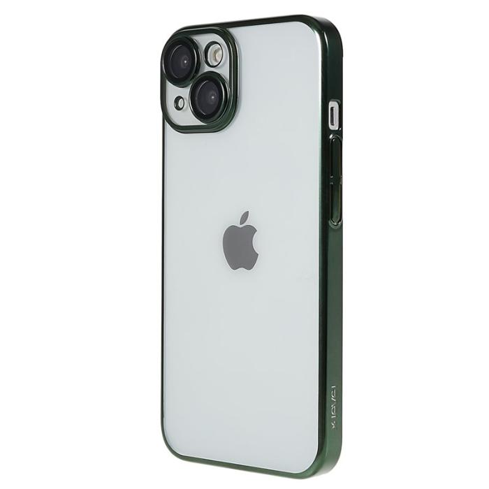 X-Level - X-LEVEL iPhone 13 Skal TPU+PC Electroplating Grön