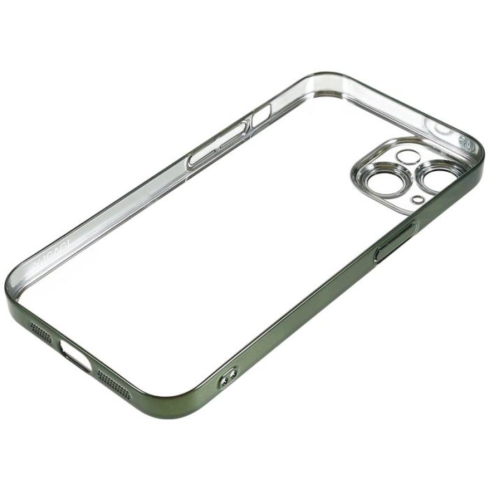 X-Level - X-LEVEL iPhone 13 Skal TPU+PC Electroplating Grön