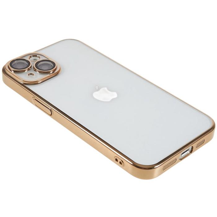 X-Level - X-LEVEL iPhone 13 Skal TPU+PC Electroplating Guld