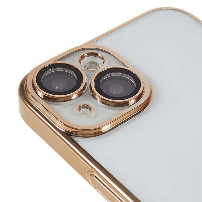 X-Level - X-LEVEL iPhone 13 Skal TPU+PC Electroplating Guld